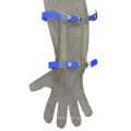 316L Edelstahl -Netz Metzger geschnittene resistente Kettenmail -Armschutzhülle Handschuhe